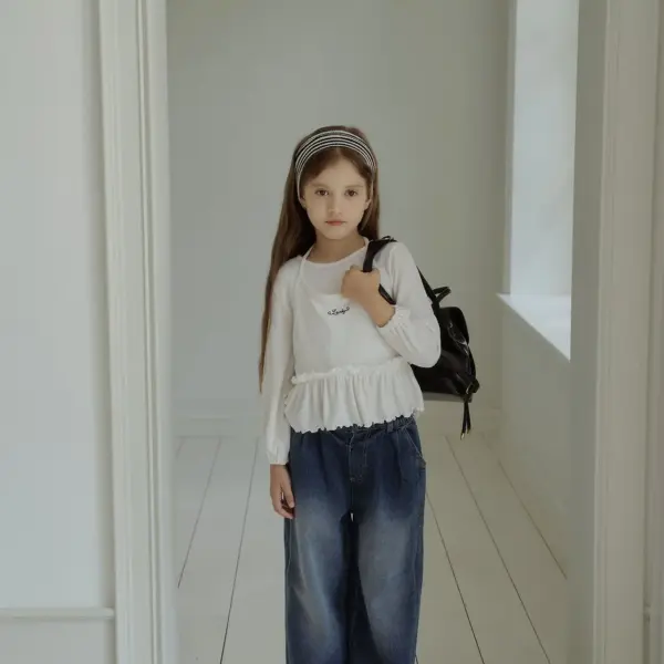 <b>momoann褲子</b>Autumn 주름청바지 80-140cm