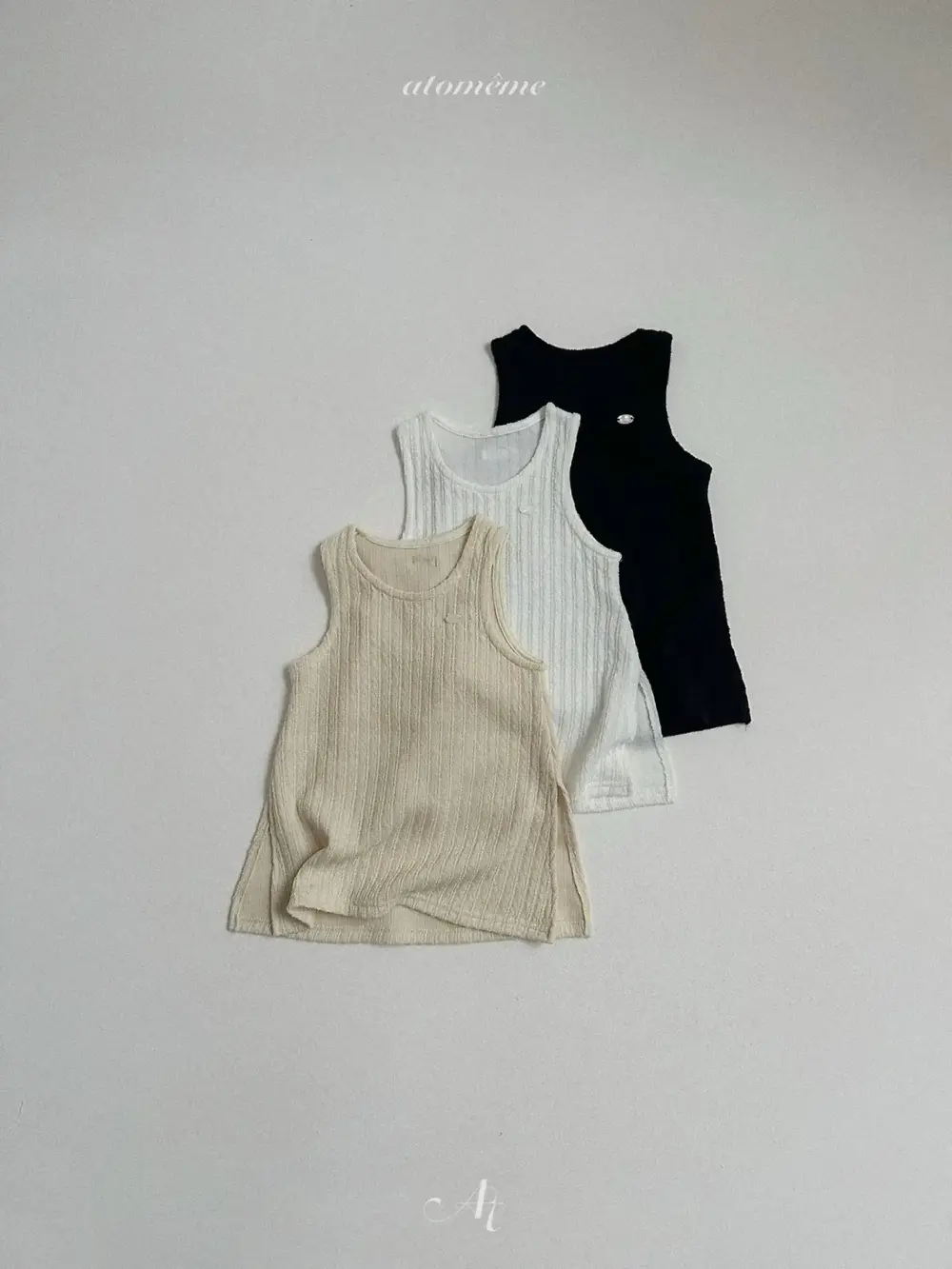 2 <b>Atomeme裙子</b>Autumn 에버 니트 원피스 70-110cm
