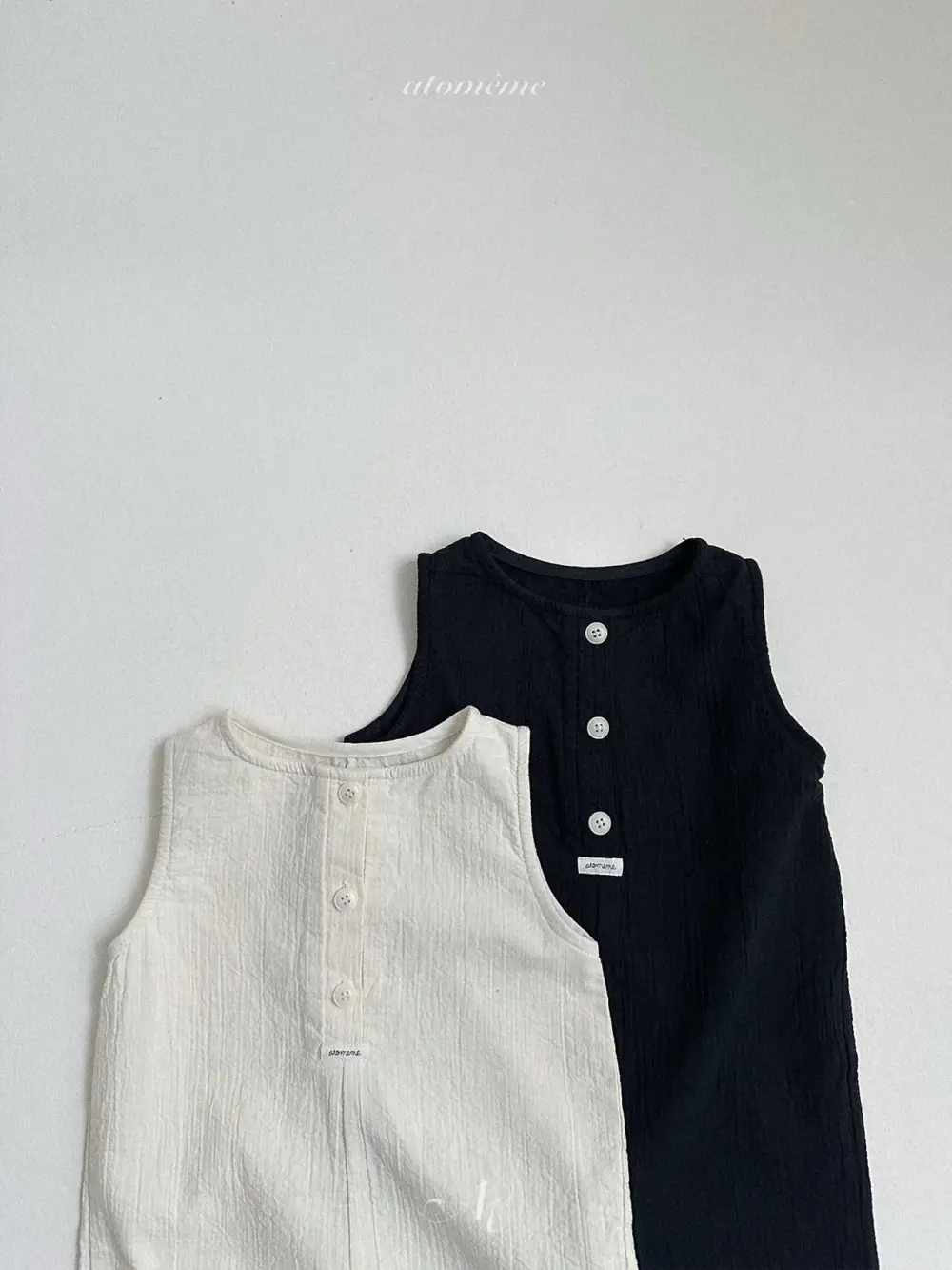 2 <b>Atomeme 吊帶褲</b>Autumn 머쉬룸 오버롤 70-110cm