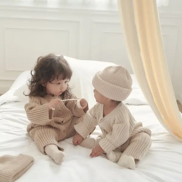2 <b>BABY THE LALA連身衣</b>Autumn 오픈니트슈트 60-86cm