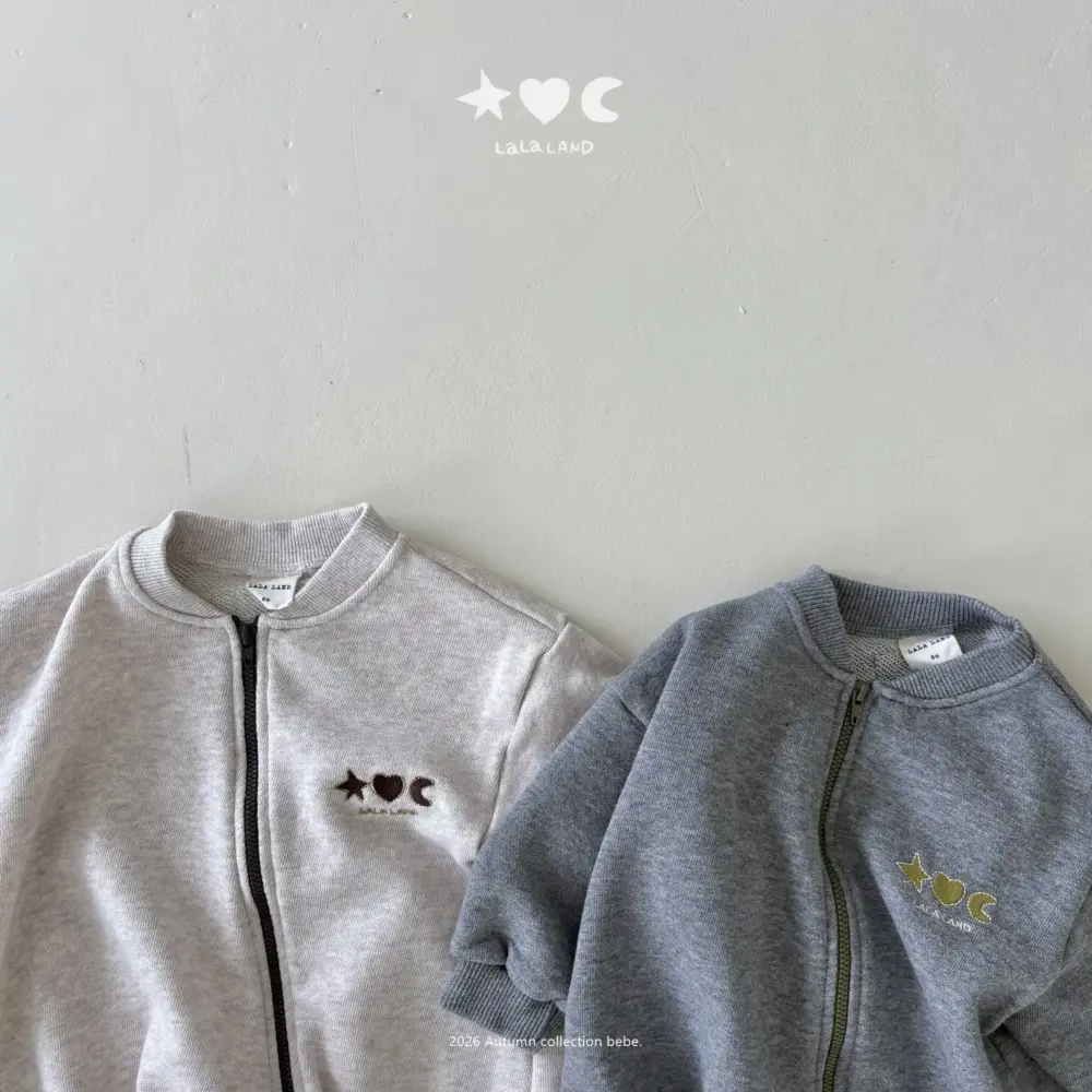 <b>｜BABY｜ LaLa land連身衣</b>Autumn 베베 쭈리 집업 슈트 60-82cm