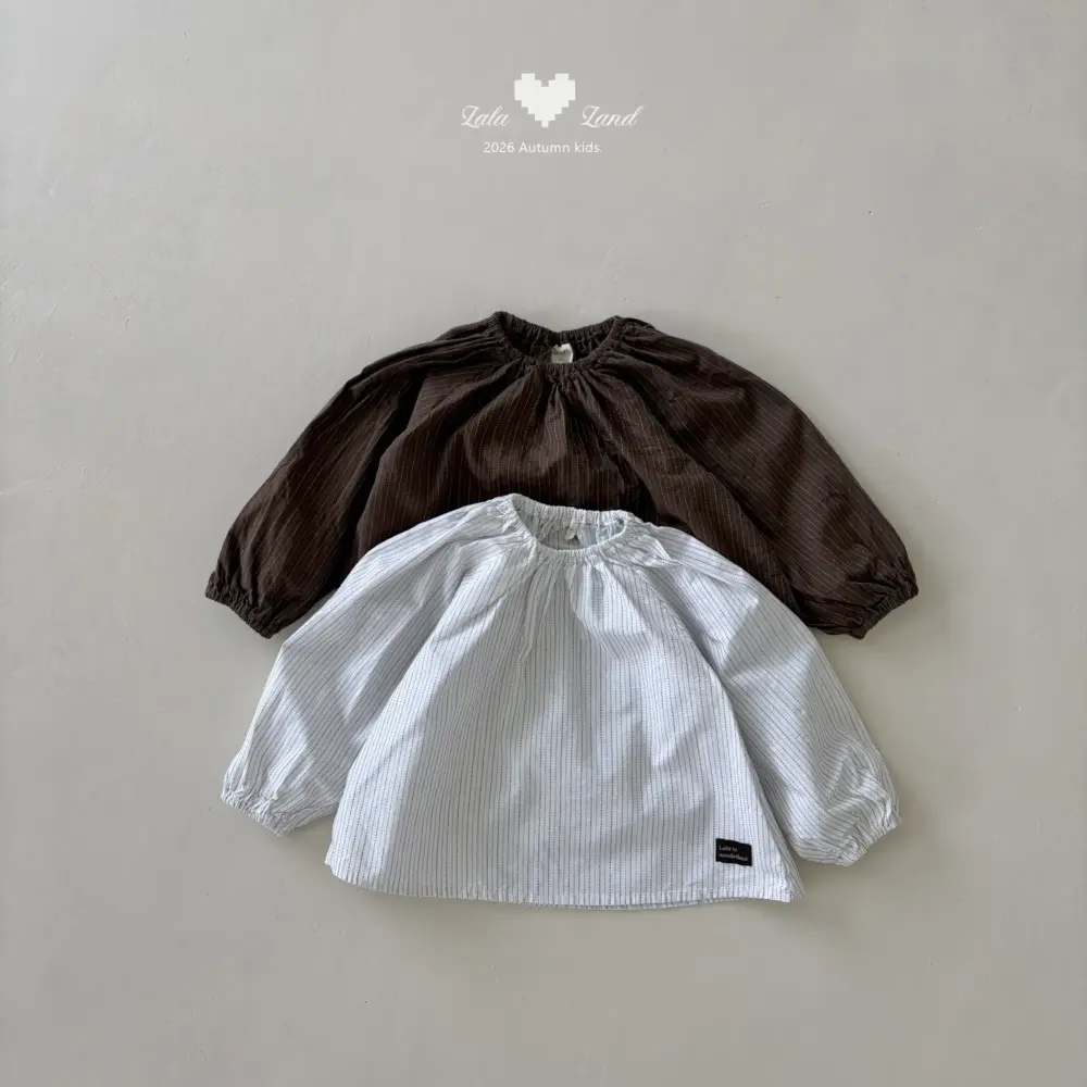 2 <b>|Kids| Lala land上衣</b>Autumn 비오레 블라우스 75-120cm