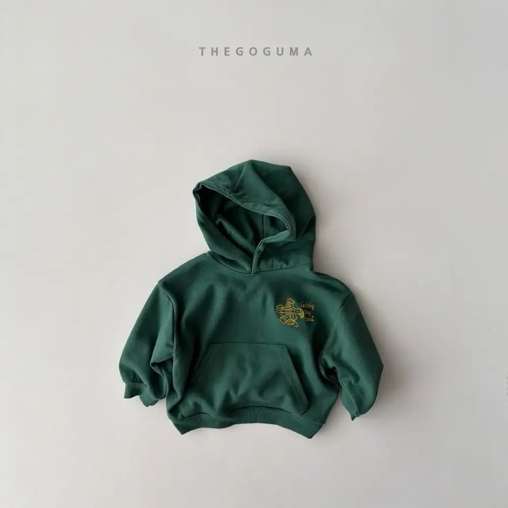 3 <b>THEGOGUMA 帽T</b>Autumn 쉐린 자수후드 85-142cm