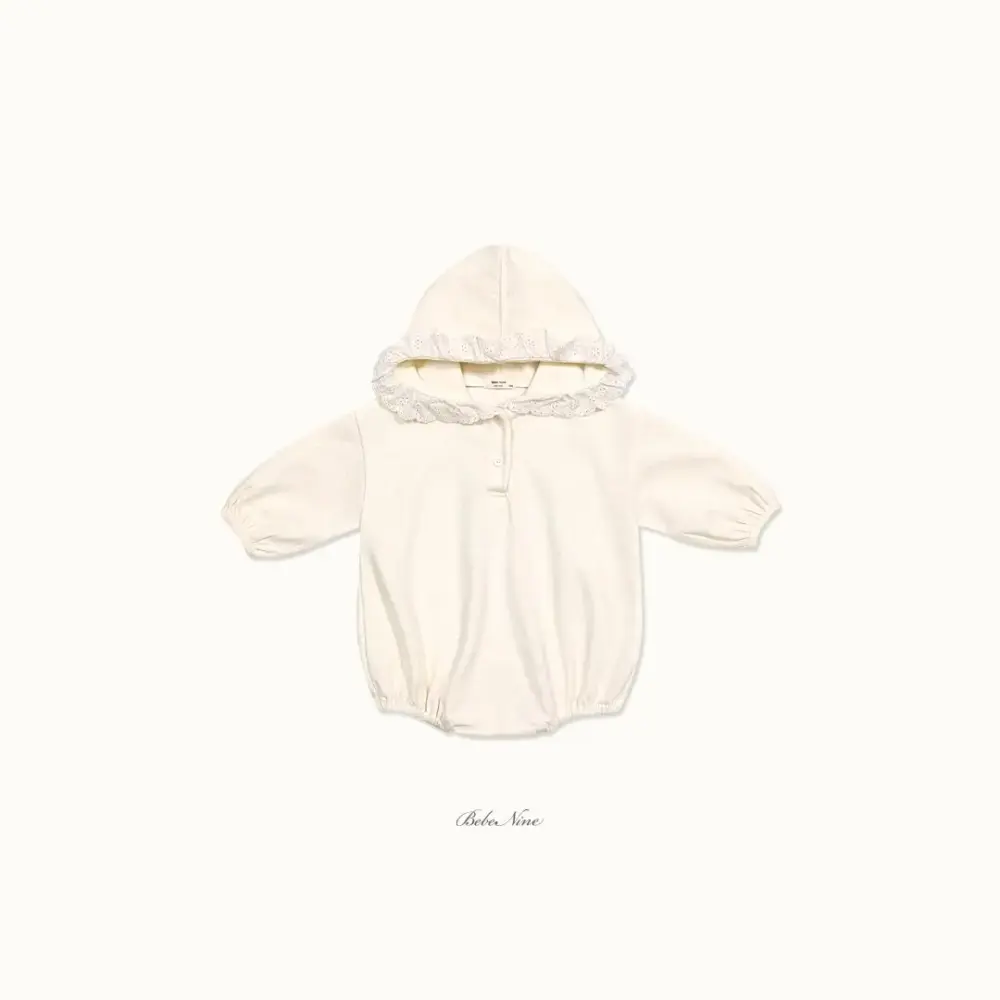 <b>｜BABY ｜Bebe nine 連身衣</b>Autumn 레이스 후드 슈트 65-100cm