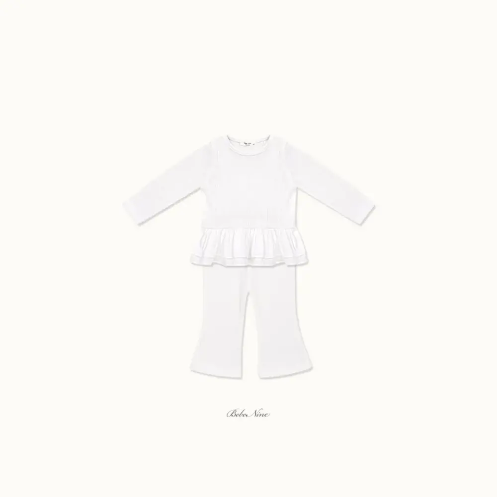 3 <b>Bebe nine套裝</b>Autumn 벨 플라워 세트 65-120cm