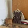 3 <b>|BABY| Bebeholic套裝</b>Autumn 쿠쿠멜빵슈트 3-24M