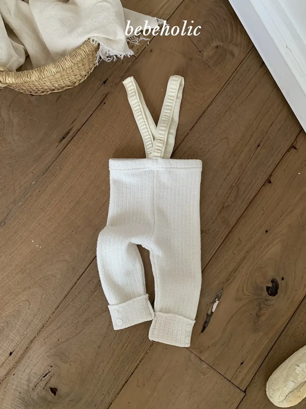 <b>｜BABY｜ Bebeholic吊帶褲</b>Autumn 끌레르니트레깅스 3-24M