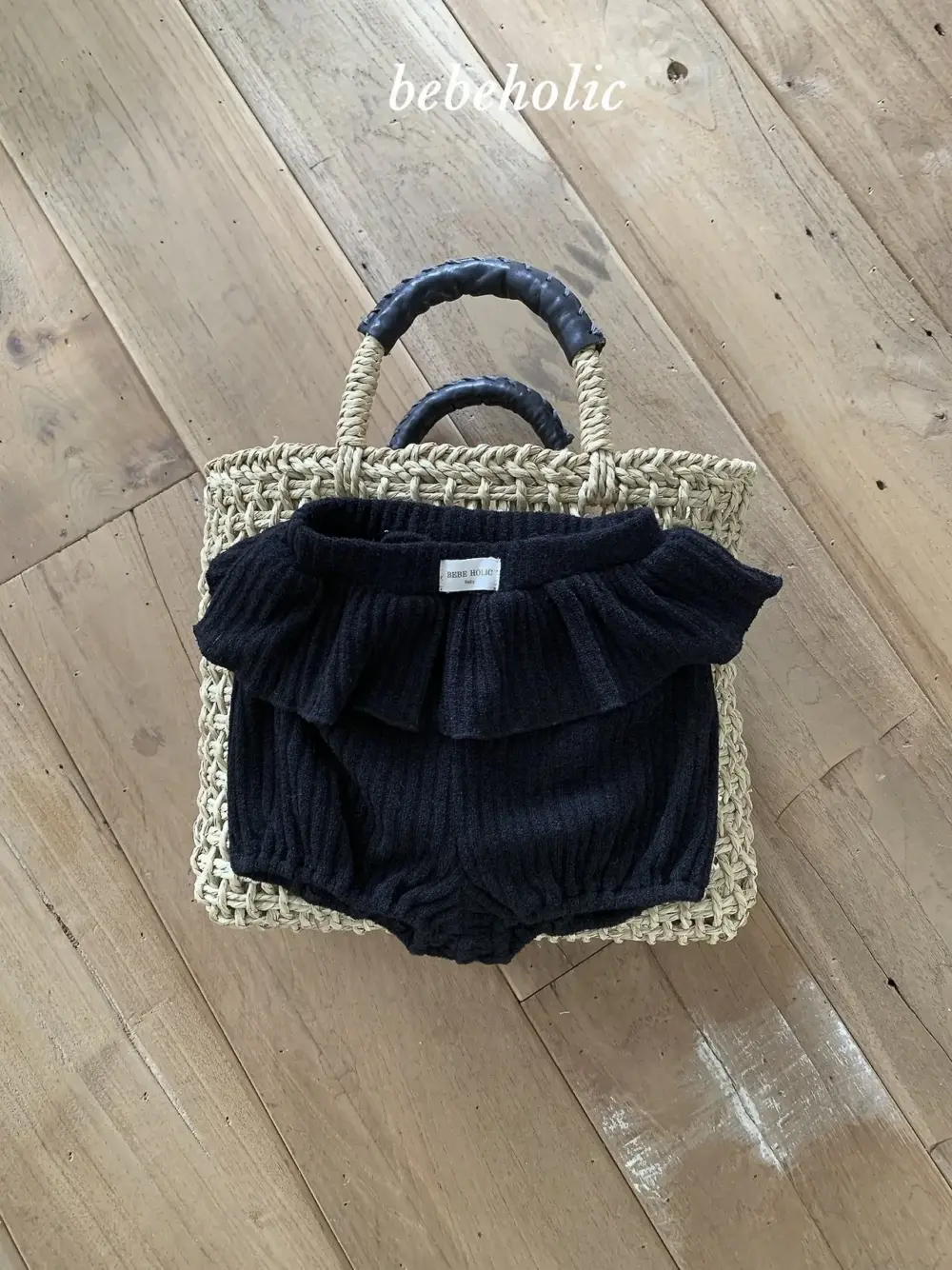 <b>｜BABY｜ Bebeholic包屁衣</b>Autumn 비비프릴팬츠 3-24M