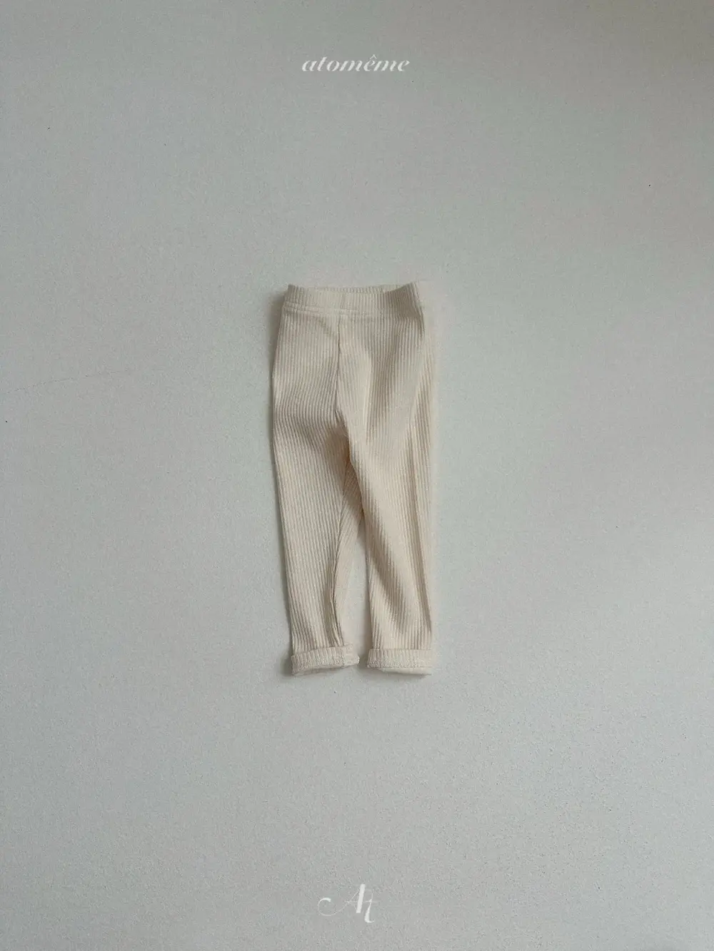 3 <b>Atomeme 褲子</b>Autumn 밀키 골지 레깅스 70-110cm