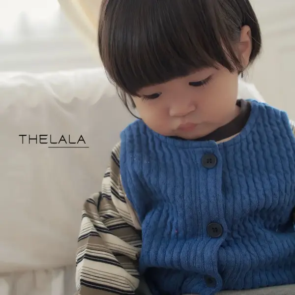 3 <b>THE LALA背心</b>Autumn 위브조끼 65-115cm