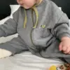 <b>｜BABY｜ LaLa land連身衣</b>Autumn 베베 쭈리 집업 슈트 60-82cm
