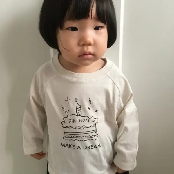 <b>｜BABY｜ LaLa land上衣</b>Autumn 베베 해피 라그란 티 60-82cm