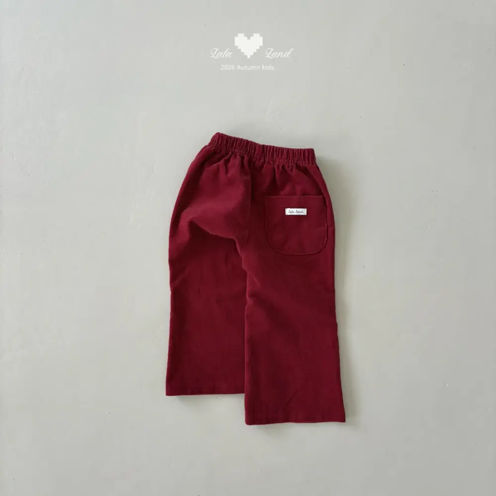 4 <b>|Kids| Lala land褲子</b>Autumn 비비 부츠컷 75-120cm