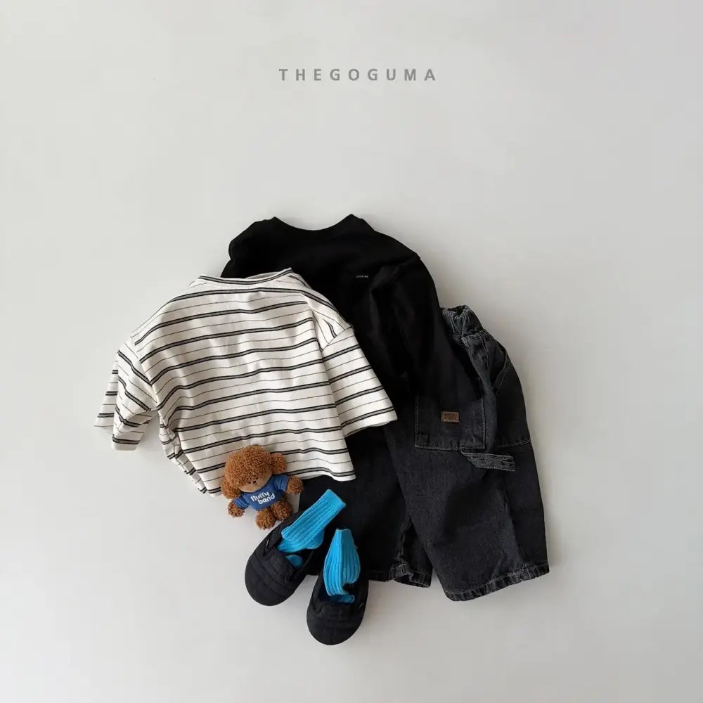4 <b>THEGOGUMA 褲子</b>Autumn 아웃포켓버뮤다청PT 85-142cm