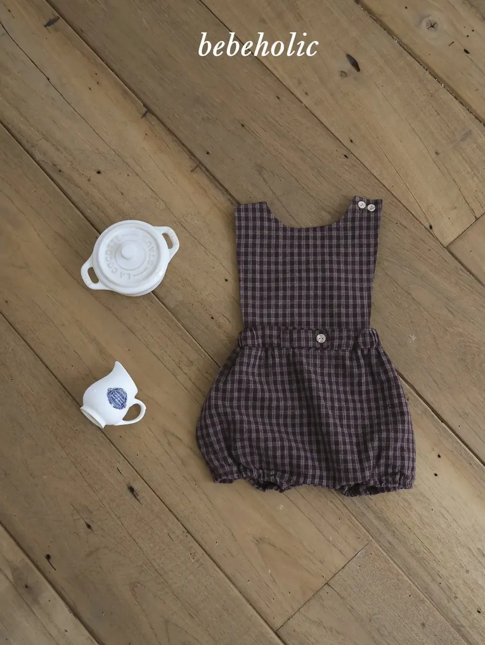 4 <b>|BABY| Bebeholic套裝</b>Autumn 쿠쿠멜빵슈트 3-24M