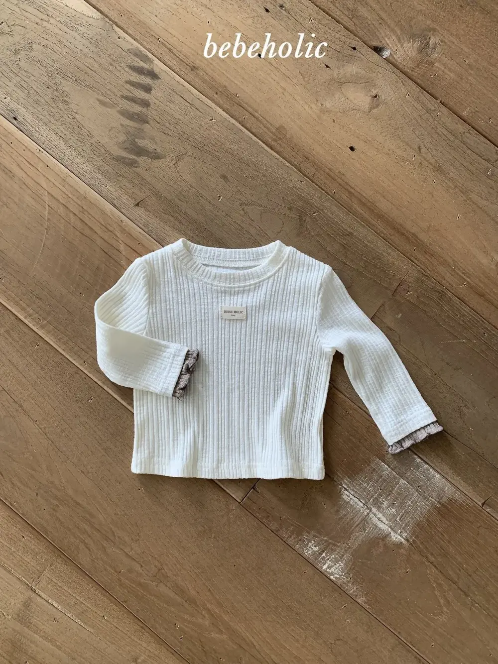 4 <b>|BABY| Bebeholic上衣</b>Autumn 레이어티 3-24M