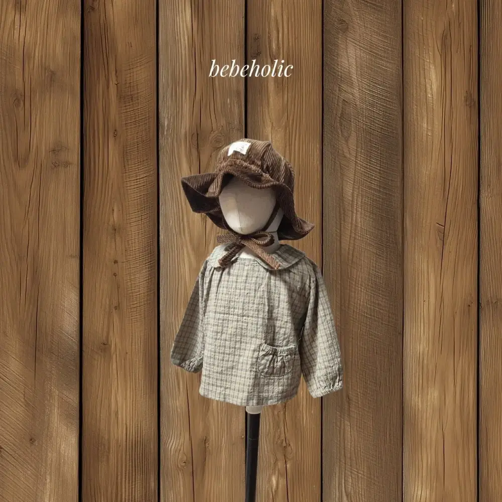 4 <b>|BABY| Bebeholic上衣</b>Autumn 더블브라우스 3-24M