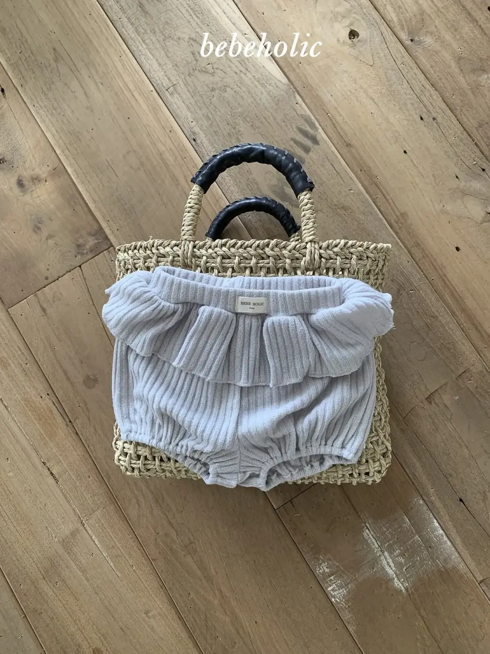 <b>｜BABY｜ Bebeholic包屁衣</b>Autumn 비비프릴팬츠 3-24M
