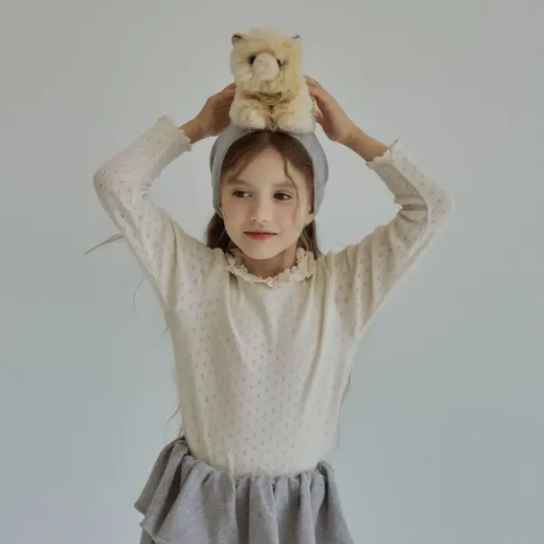 <b>momoann上衣</b>Autumn 아일렛티 80-140cm