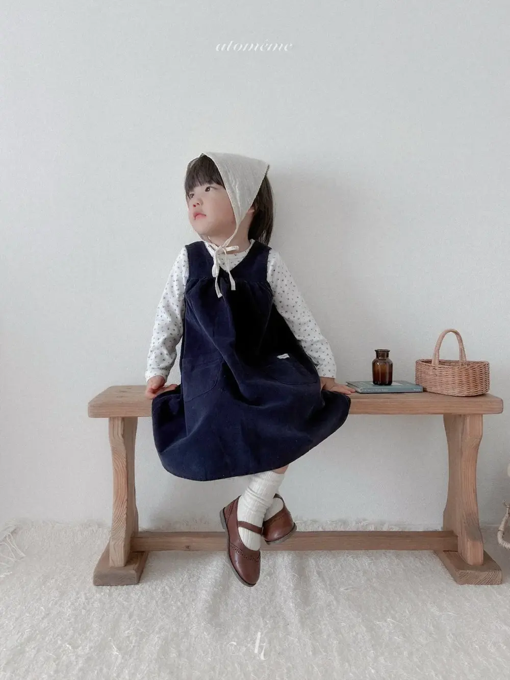 <b>Atomeme 洋裝</b>Autumn 포니 원피스 70-110cm