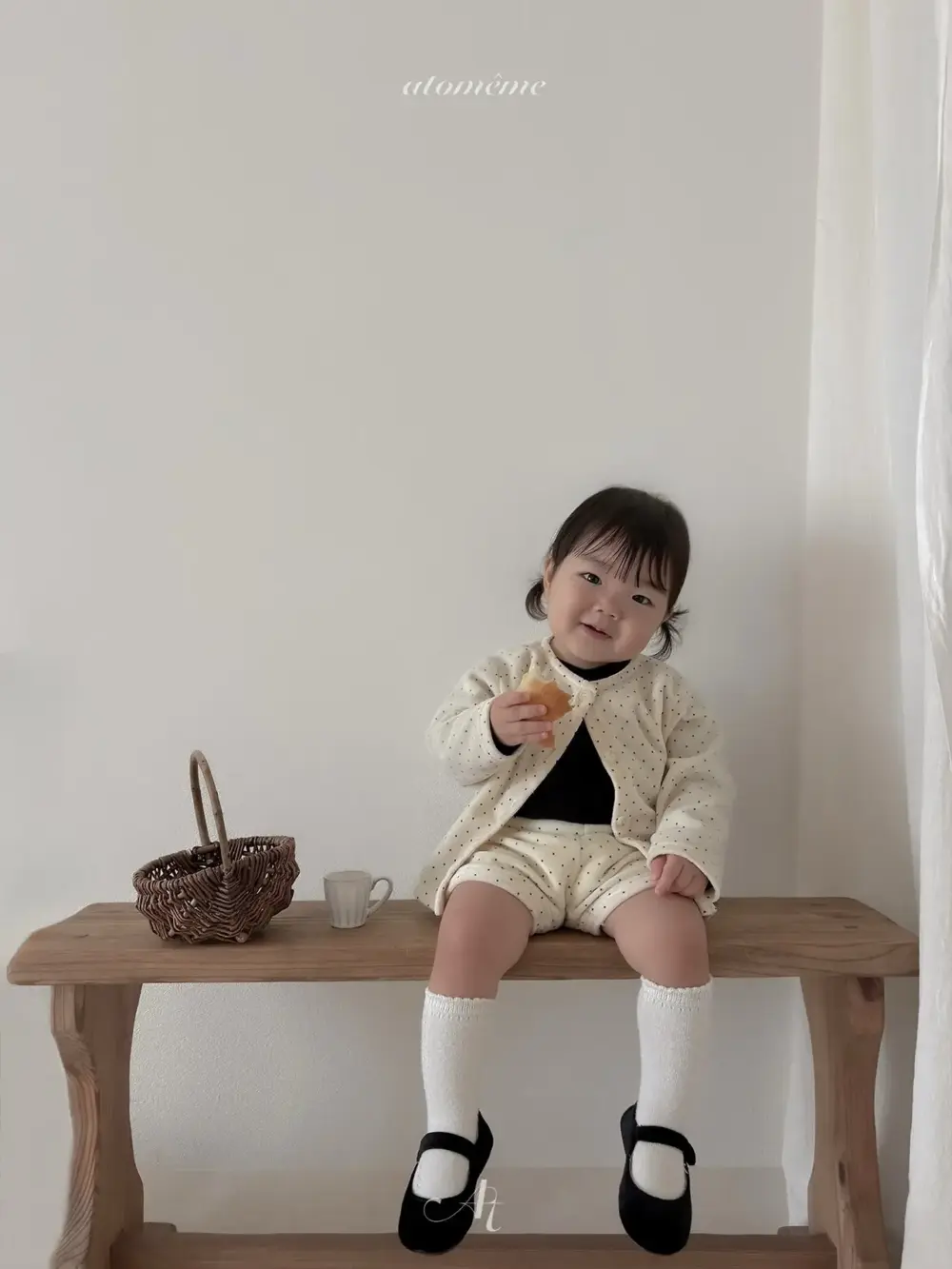 4 <b>Atomeme褲子</b>Autumn 레브팬츠 70-110cm