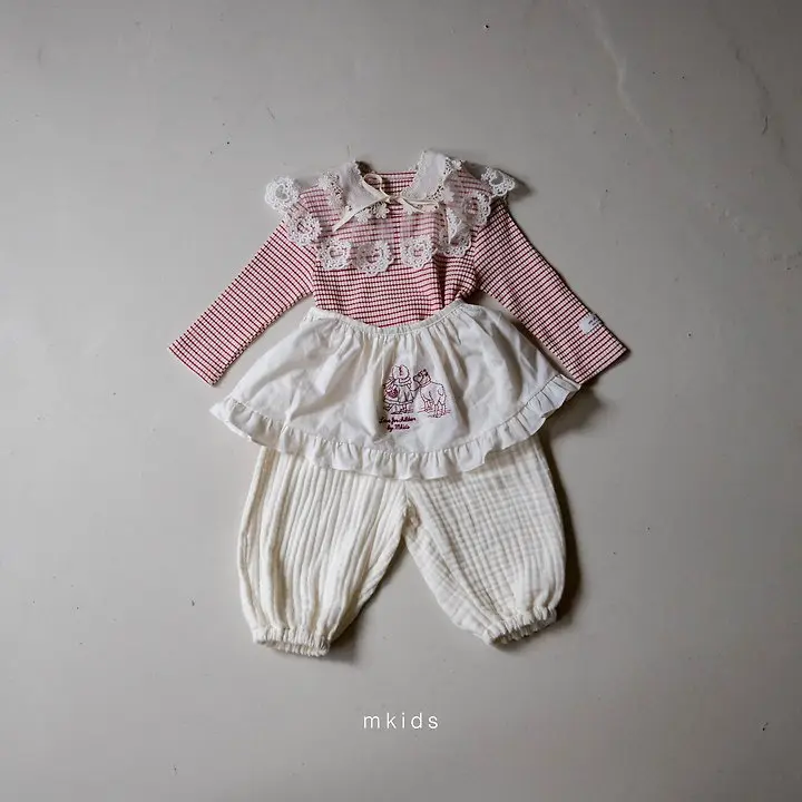 4 <b>|Kids| Mkids圍裙</b>Autumn 보니에이프런 FREE(3m-6y)