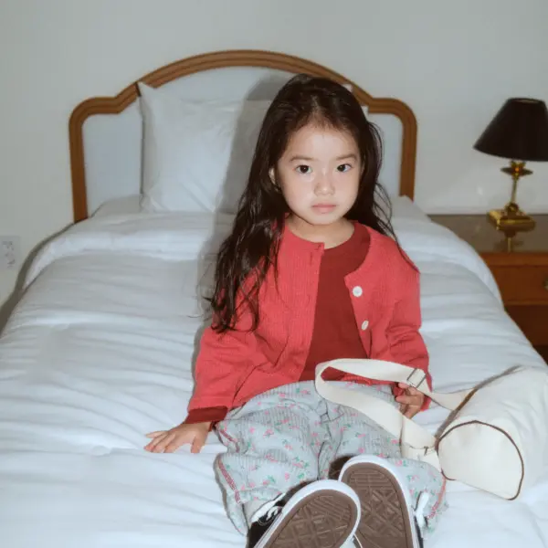 4 <b>|Kids| Lala land罩衫</b>Autumn 알파 골지 가디건 75-120cm