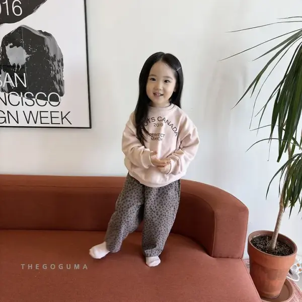 5 <b>THEGOGUMA褲子</b>Autumn 호피통통배기PT 85-142cm