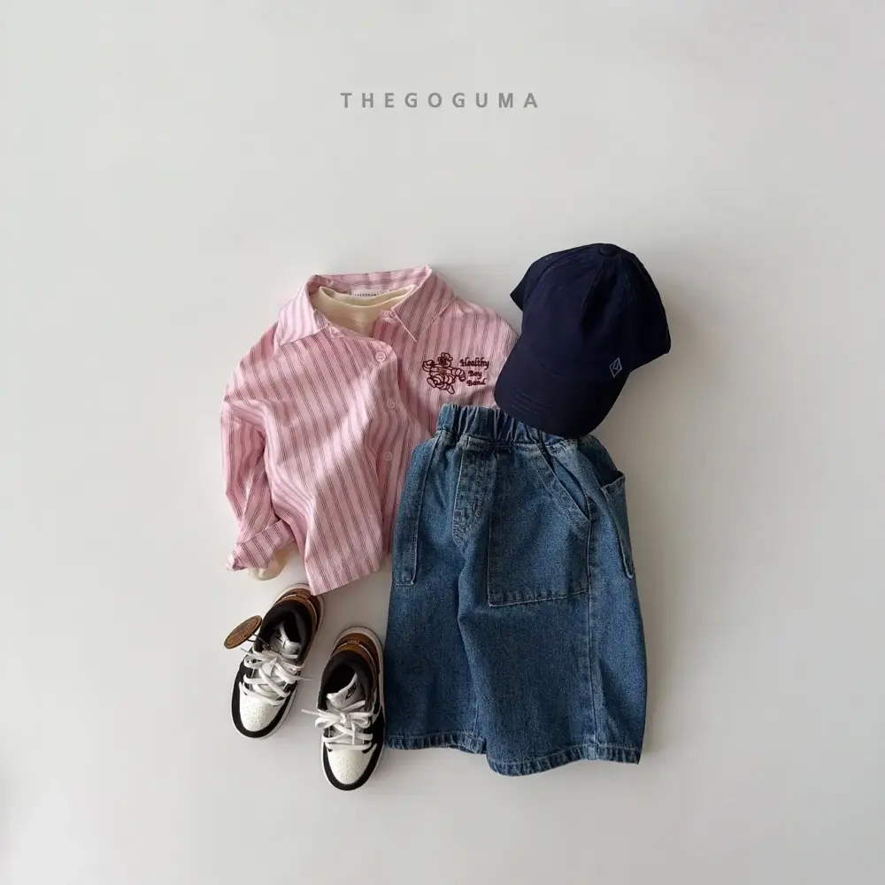 5 <b>THEGOGUMA 褲子</b>Autumn 아웃포켓버뮤다청PT 85-142cm