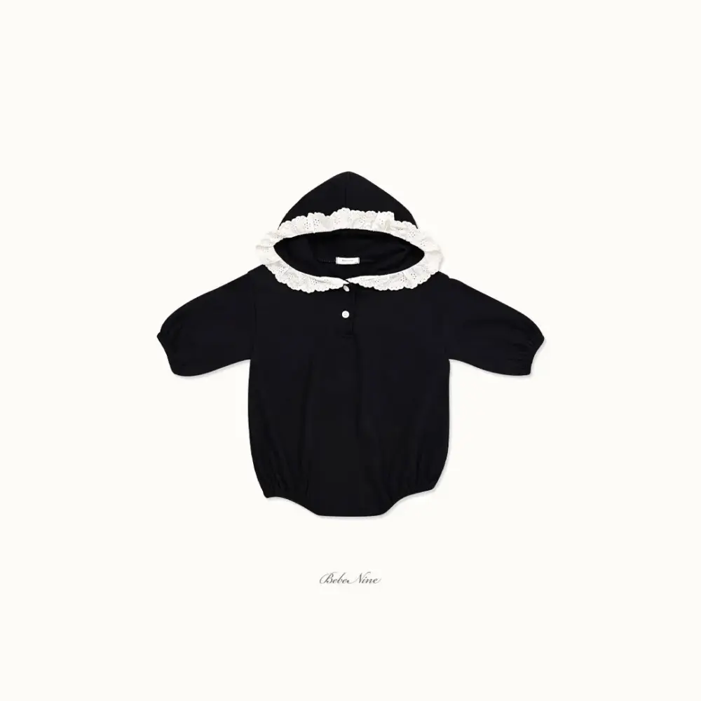 <b>｜BABY ｜Bebe nine 連身衣</b>Autumn 레이스 후드 슈트 65-100cm