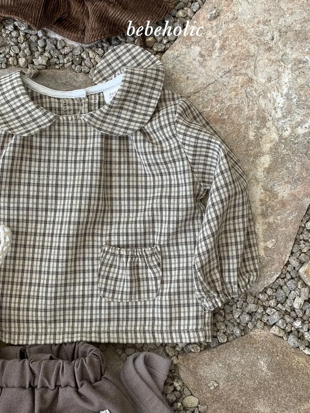 <b>｜BABY｜ Bebeholic上衣</b>Autumn 스케치블라우스 3-24M