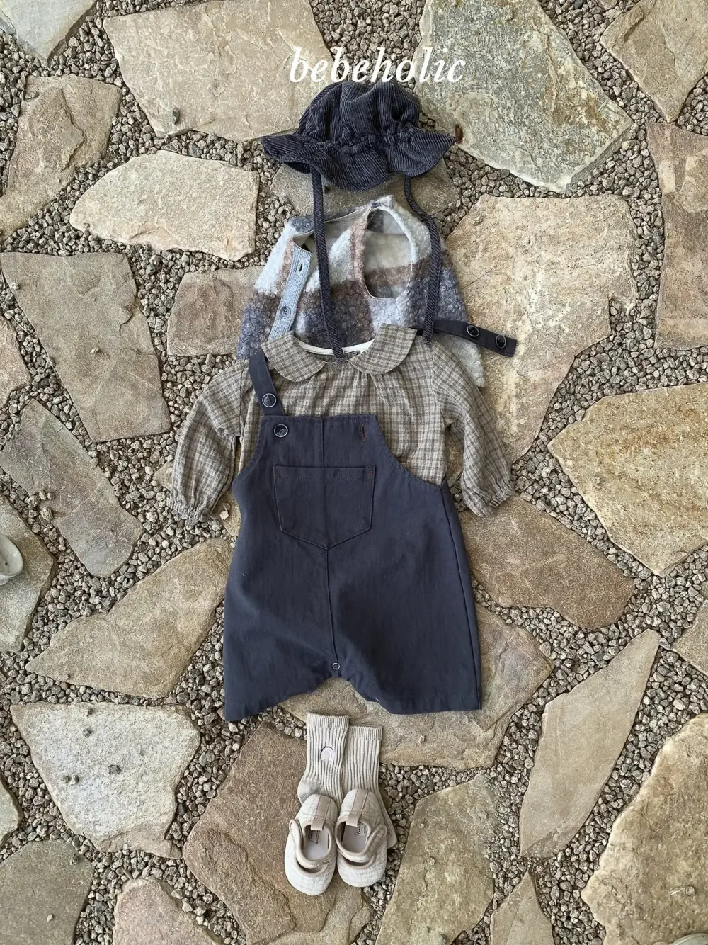 5 <b>|BABY| Bebeholic上衣</b>Autumn 더블브라우스 3-24M