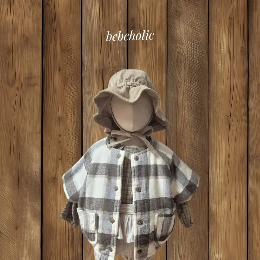 <b>｜BABY｜ Bebeholic外套</b>Autumn 체크점퍼 3-24M