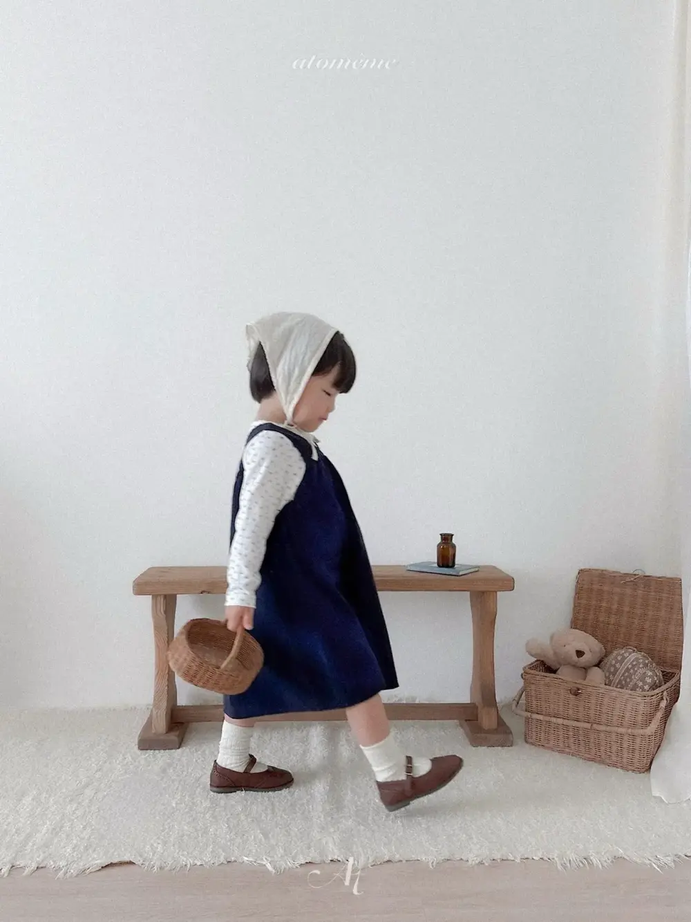 <b>Atomeme 洋裝</b>Autumn 포니 원피스 70-110cm