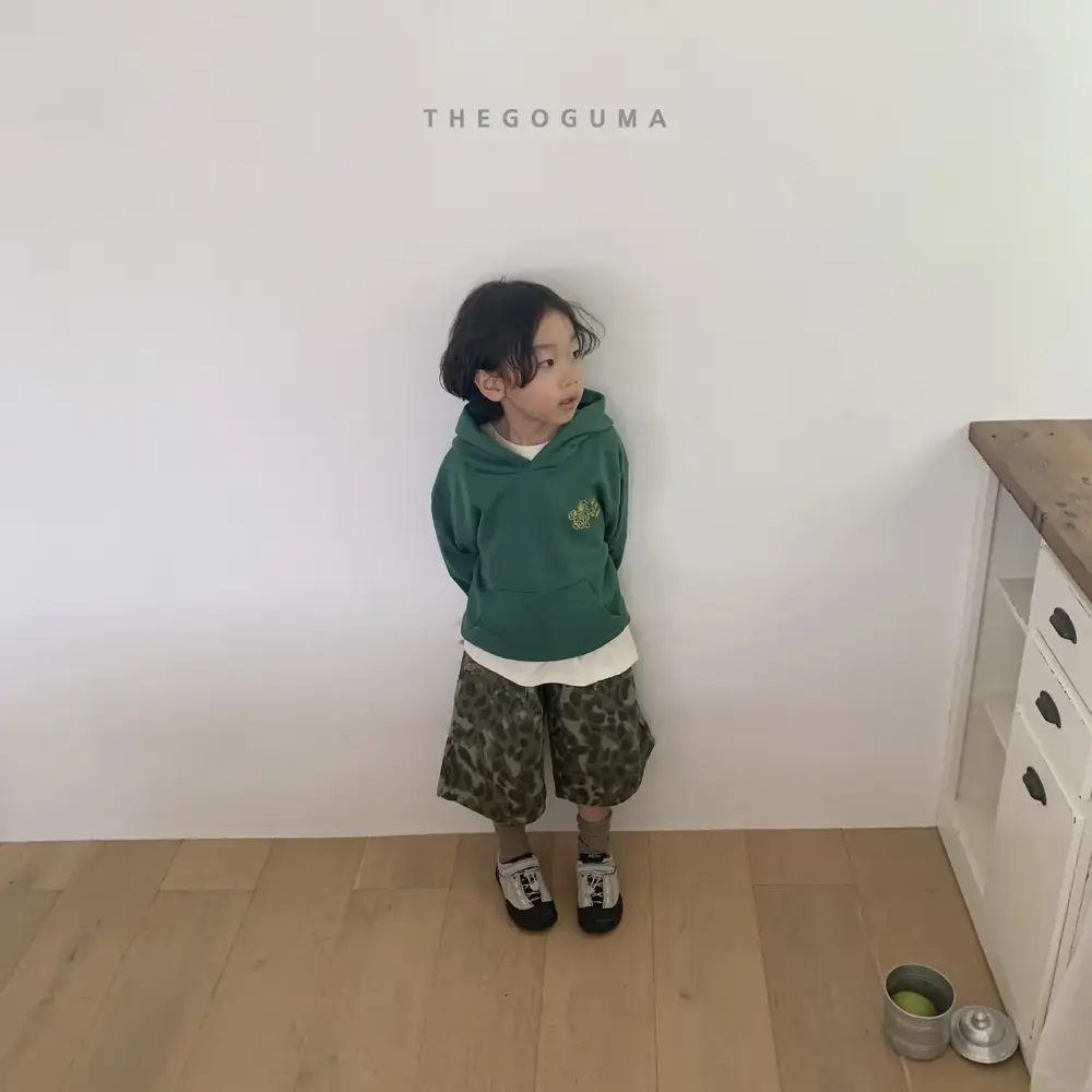 6 <b>THEGOGUMA 帽T</b>Autumn 쉐린 자수후드 85-142cm