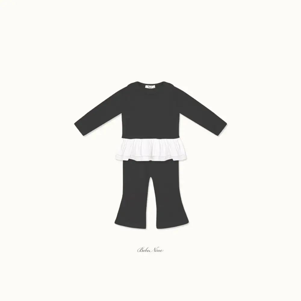 6 <b>Bebe nine套裝</b>Autumn 벨 플라워 세트 65-120cm