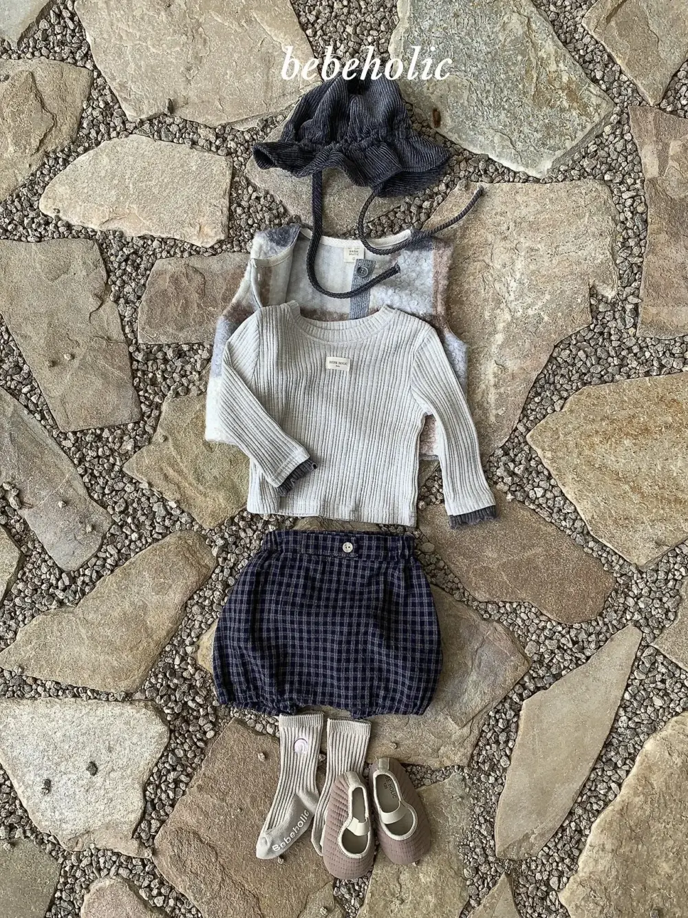 6 <b>|BABY| Bebeholic上衣</b>Autumn 레이어티 3-24M