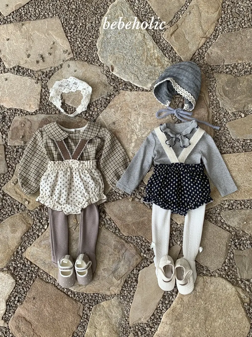<b>｜BABY｜ Bebeholic包屁衣</b>Autumn 리프멜빵블루머 3-24M