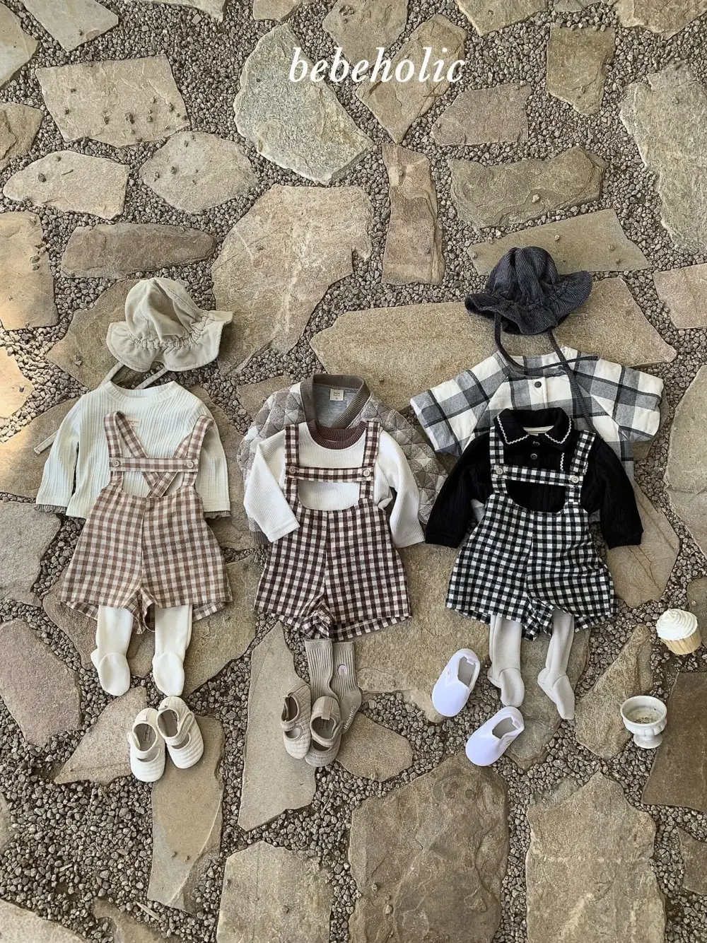 <b>｜BABY｜ Bebeholic吊帶褲</b>Autumn 아코멜빵팬츠 3-24M