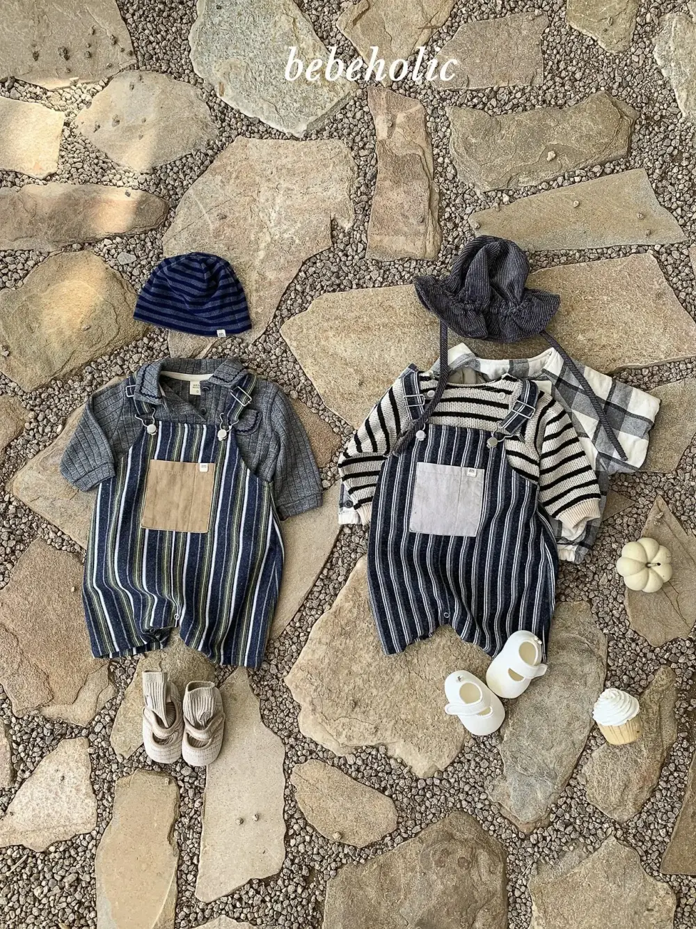 <b>｜BABY｜ Bebeholic吊帶褲</b>Autumn 모어st멜빵슈트 3-24M