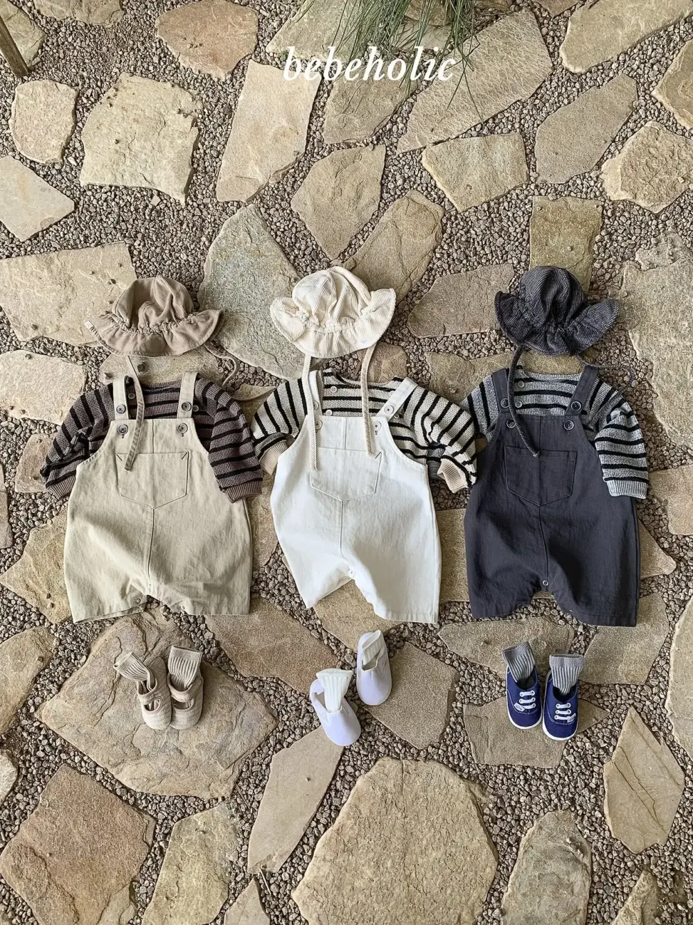 <b>｜BABY｜ Bebeholic吊帶褲</b>Autumn 데이멜빵슈트 3-24M
