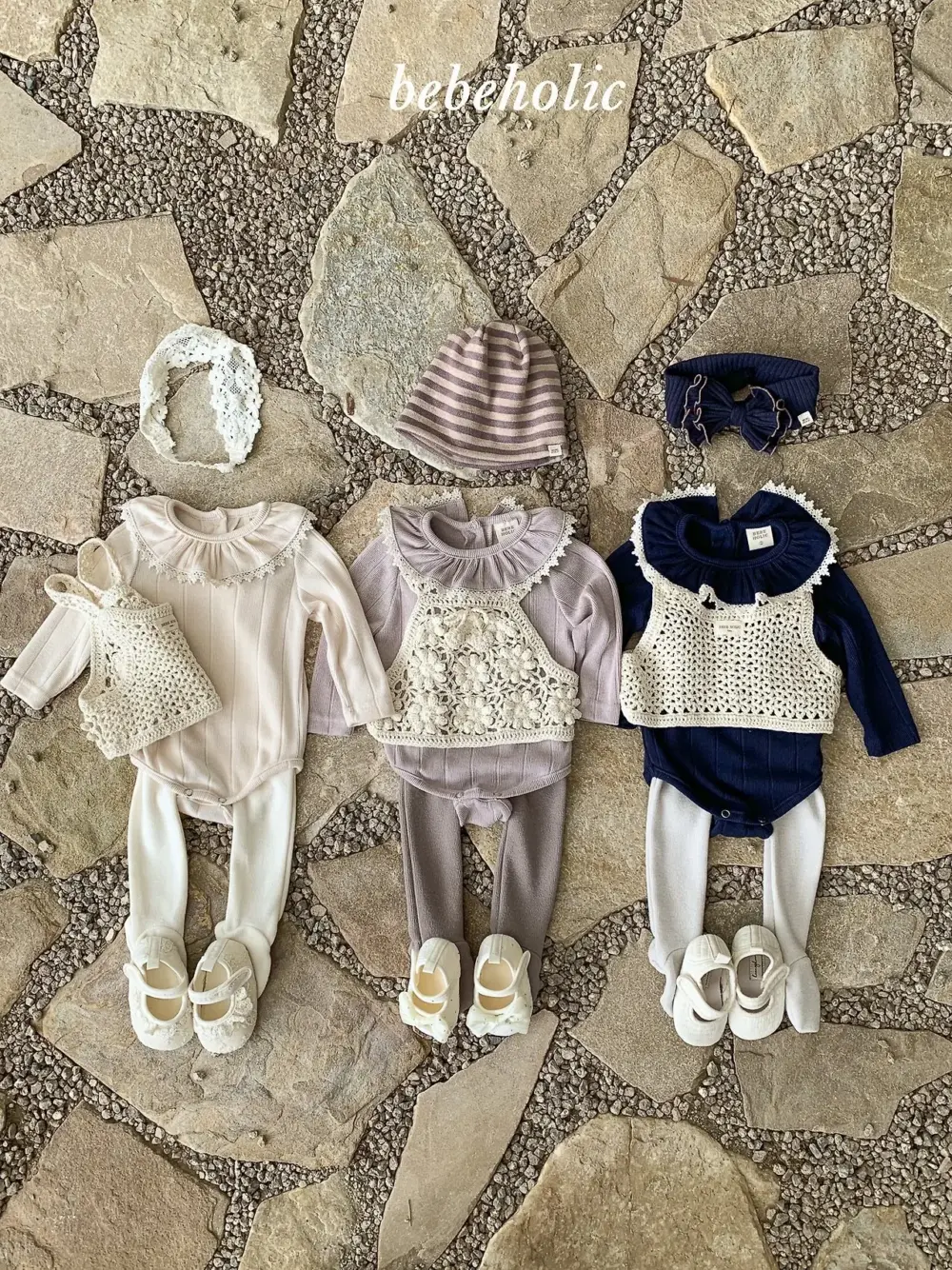 6 <b>|BABY| Bebeholic包屁衣</b>Autumn 비아러플슈트 3-24M