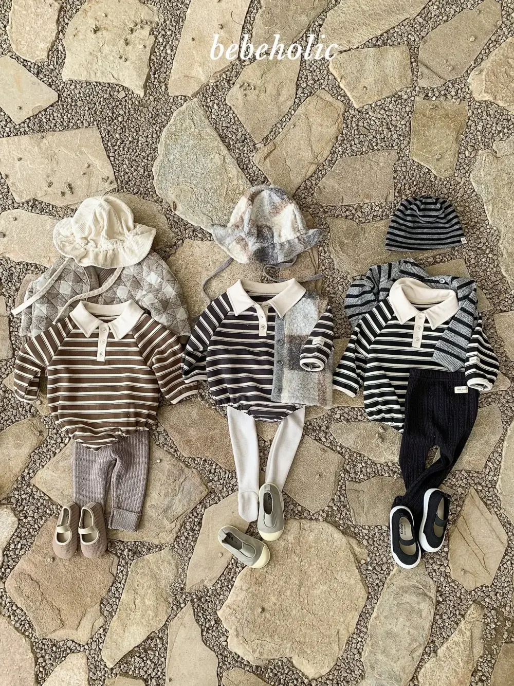 <b>｜BABY｜ Bebeholic包屁衣</b>Autumn 단가라슈트 3-24M