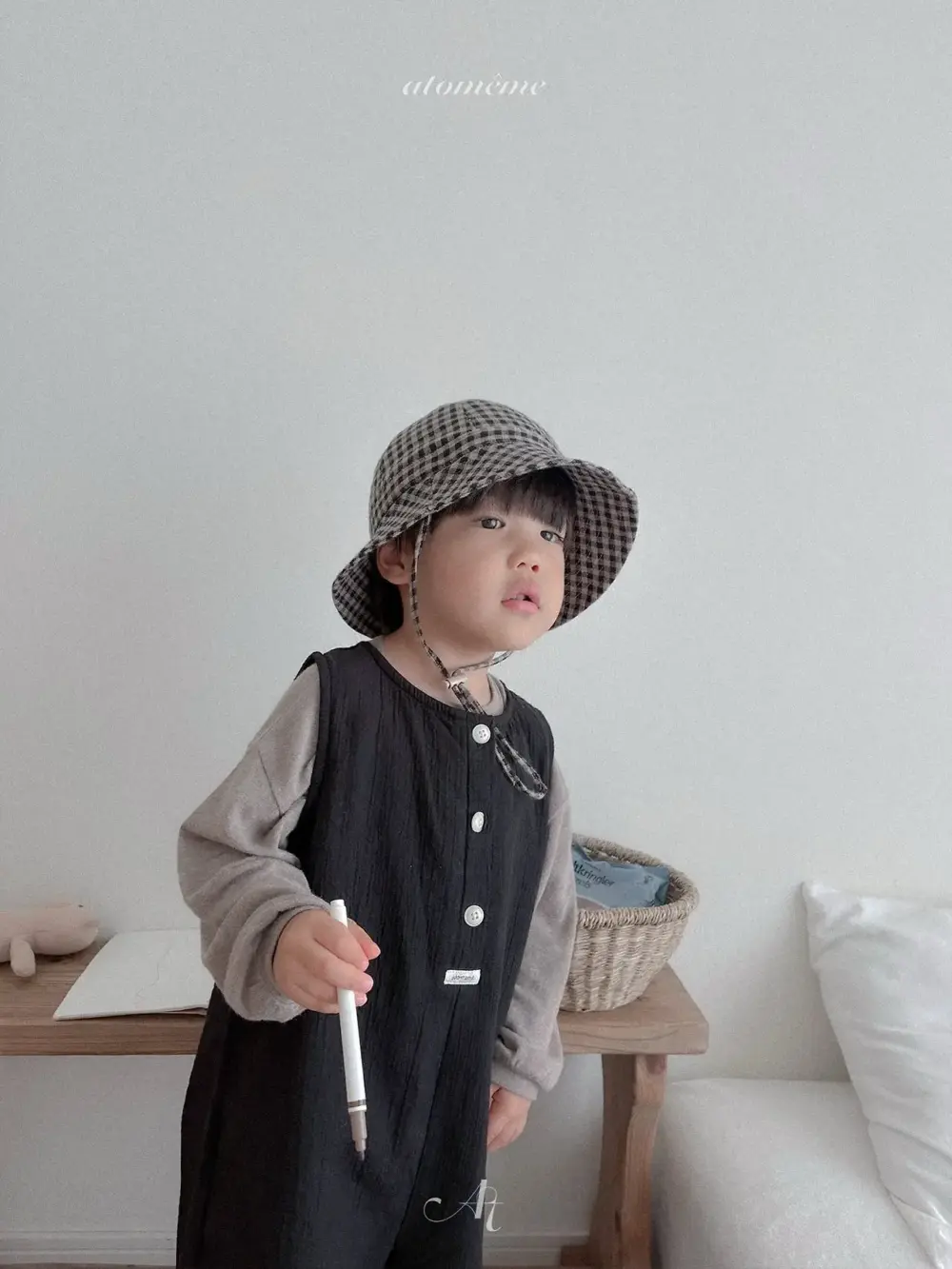 6 <b>Atomeme帽子</b>Autumn 도토리버킷햇 FREE