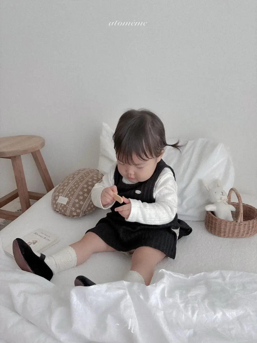 6 <b>Atomeme裙子</b>Autumn 에버 니트 원피스 70-110cm
