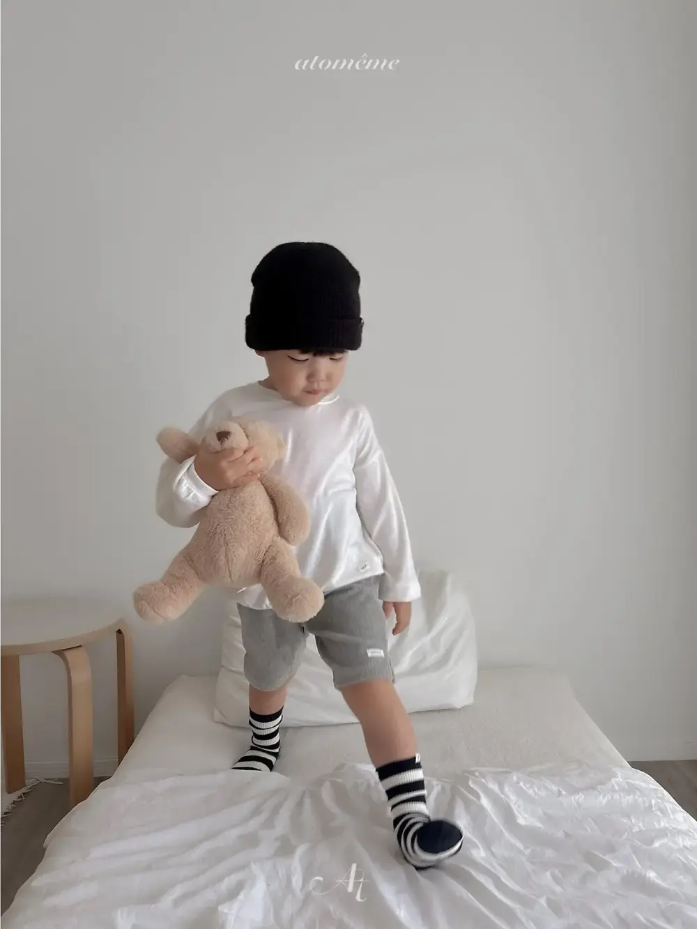6 <b>Atomeme上衣</b>Autumn 오브 맨투맨 70-110cm