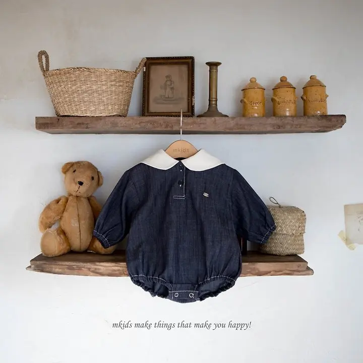 <b>｜BABY｜ Mkids包屁衣</b>Autumn 아몬드슈트 55-80cm