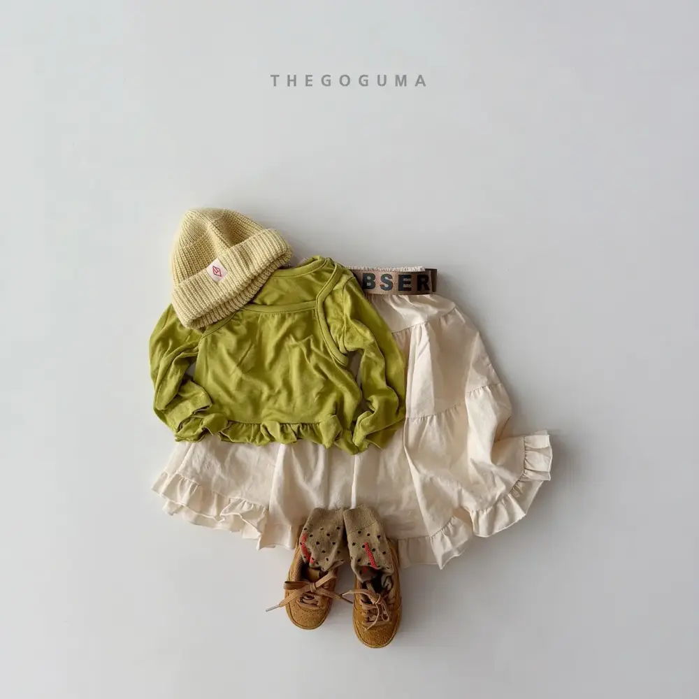 7 <b>THEGOGUMA上衣</b>Autumn 프릴 뷔스티에 85-142cm