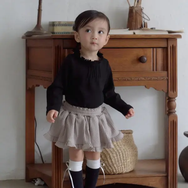 <b>｜BABY ｜Bebe nine 裙子</b>Autumn 모나카 블루머 스커트 65-100cm