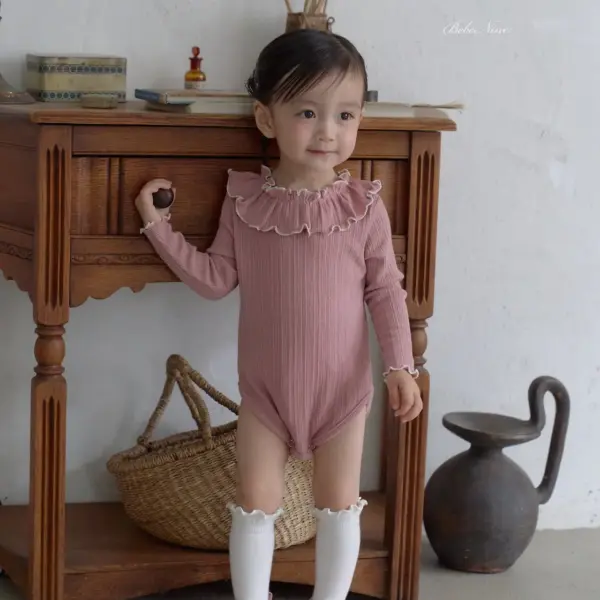 7 <b>|BABY |Bebe nine 包屁衣</b>Autumn 카스테라 슈트 65-100cm